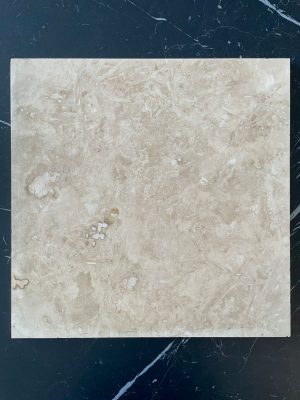 Placi Travertin Bej Honed 40.6x40.6x1.2