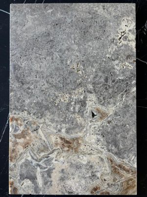 Placi Travertin Gri Silver French Pattern Tumbled xx1.2